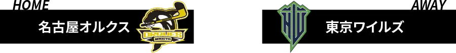 名古屋オルクス VS 東京ワイルズ